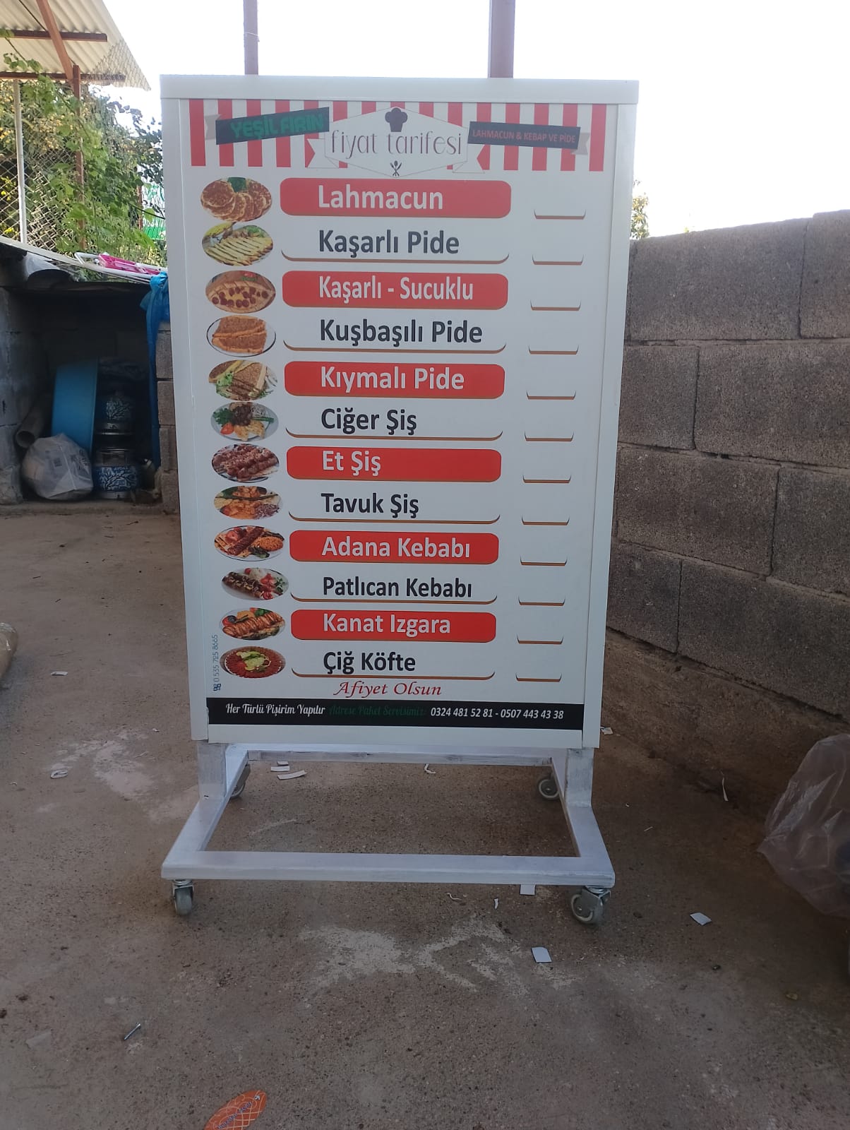 Kaldırım Yönlendirme Tabelalarımız